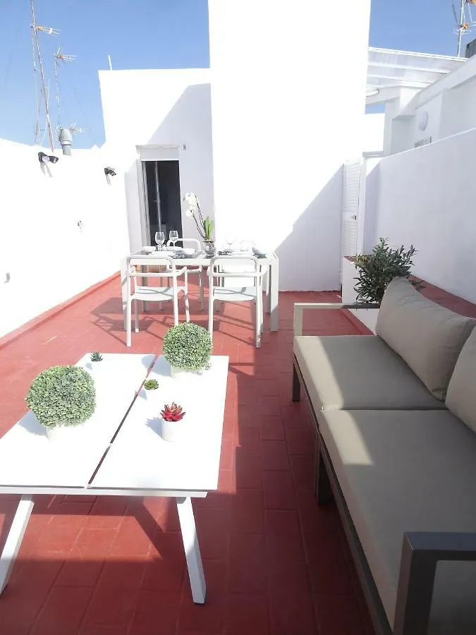 Atico Terraza Cadiz Centro Ascensor Playa De La Caletaアパートメント